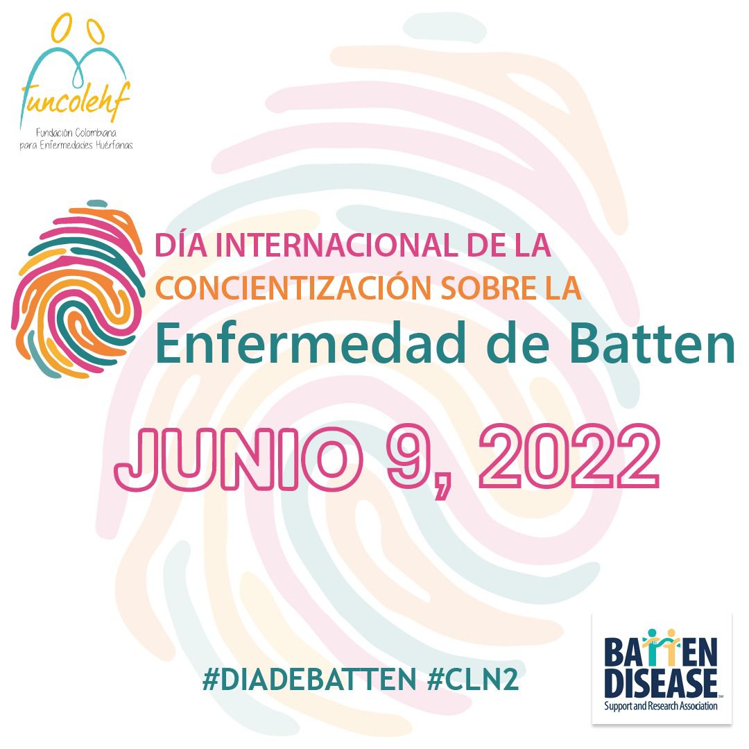 EHuerfanasCo's tweet photo. En el marco de la Conmemoración del Día Mundial de la Enfermedad de Batten, nos unimos a la campaña de @bdsra con el objetivo de aumentar la visibilidad de esta patología.
#DiaDeBatten #CLN2 #BattenDay #BattenDay2022 #EnfermedadDeBatten #Batten #enhuparticipa https://t.co/AY1xn1uPfL