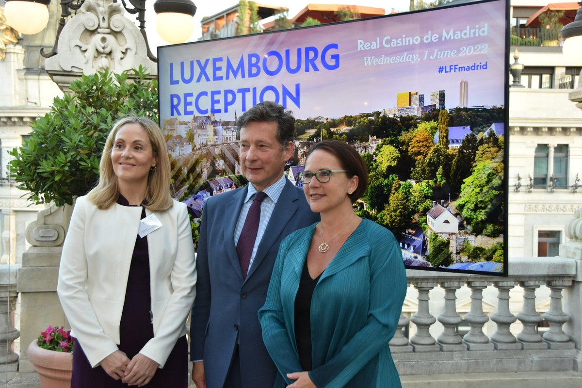 Thank you to ⁦<a href="/Yuriko_Backes/">Yuriko Backes</a>⁩ and ⁦<a href="/_EmmaNavarro/">Emma Navarro</a>⁩, two extraordinary #WomeninFinance, for their powerful and inspiring speeches tonight at the #LFFmadrid event ⁦<a href="/LuxFinance/">LuxembourgForFinance</a>⁩