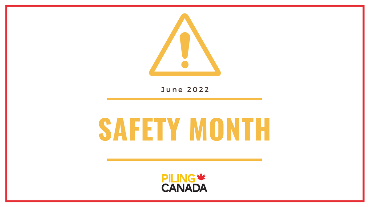PilingCanada's tweet photo. As we kick-off #SafetyMonth we want to know: What does a #SafeWorksite mean to you?
We'll start: A safe worksite means each employee goes home at the end of their shift.
Share your thoughts in the comments!
#safety #DeepFoundations #construction #engineering https://t.co/pjH2HYrzPY