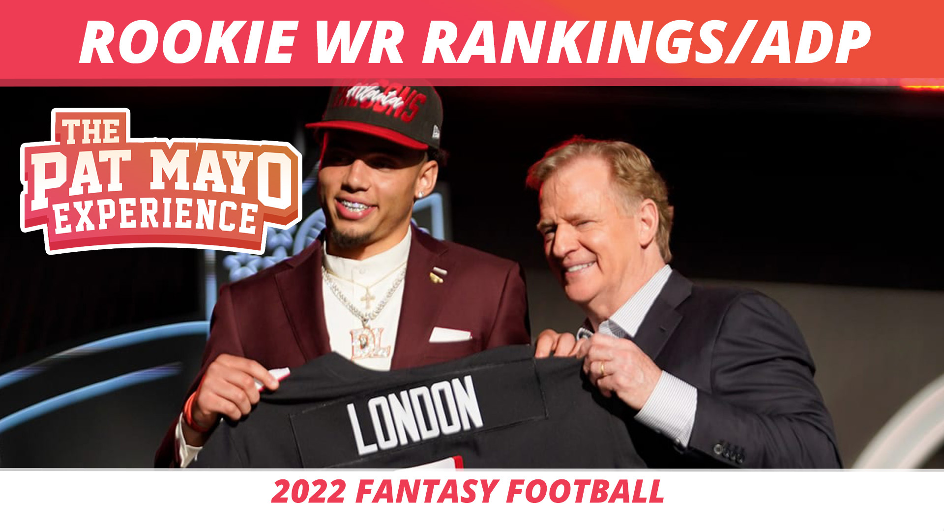 Pat Mayo on Twitter "NFL Rookie WR Rankings, ADP, Projections w