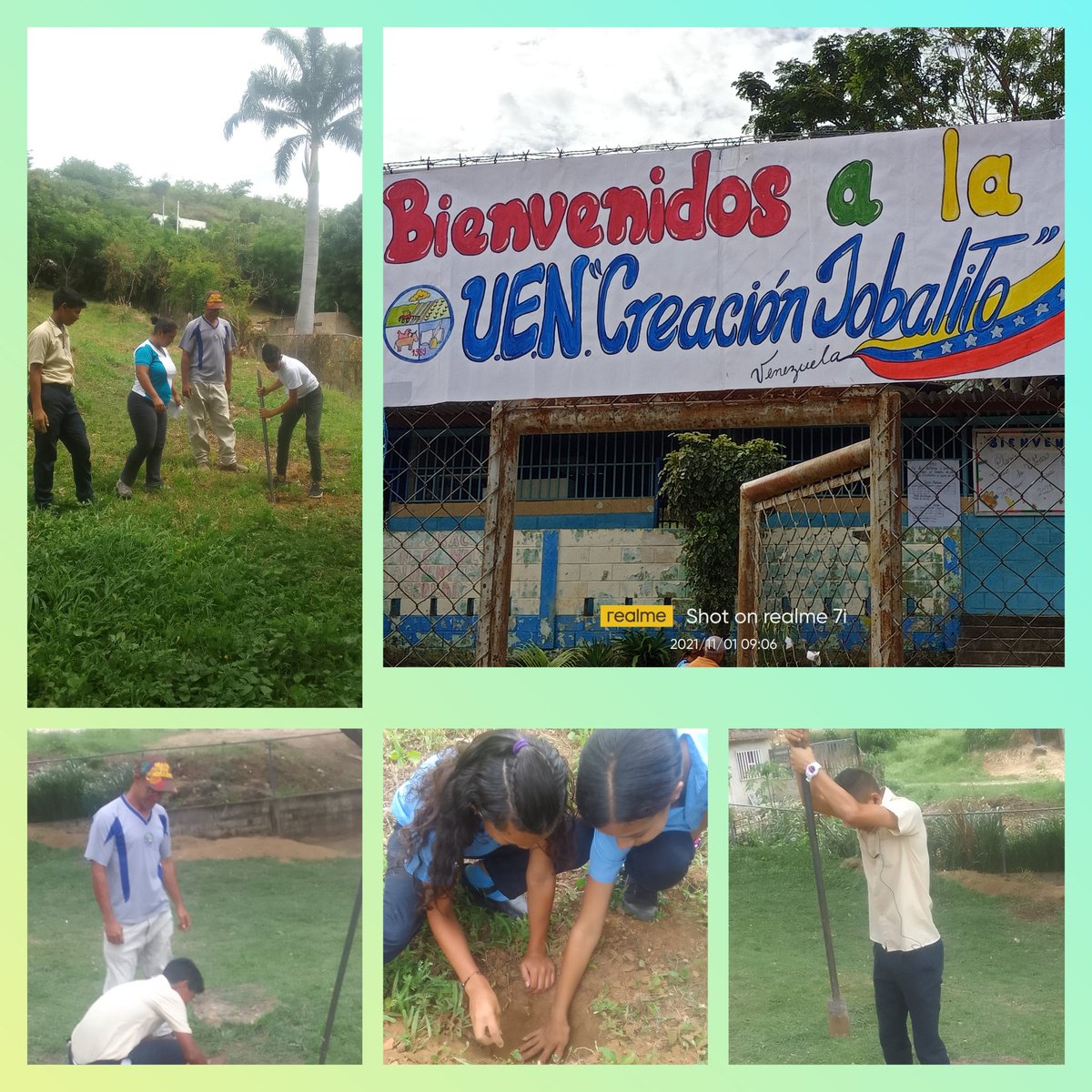 Preparamos el terreno para iniciar el programa cada bachiller un árbol. <a href="/NicolasMaduro/">Nicolás Maduro</a> <a href="/Soykarinacarpio/">Karina Carpio</a> <a href="/juancarlospsuv/">Juan Carlos Sanchez</a> <a href="/yelitzePSUV_/">Yelitze Santaella</a> <a href="/leoalvacabrera/">Prof. Leonardo Alvarado</a> <a href="/MYovao120/">Yobany Marchena</a> @ZE_Aragua @MPPEDUCACION <a href="/GobiernoAragua_/">Gobierno Aragua</a> <a href="/AraguaPtms/">PTMS Aragua</a>
