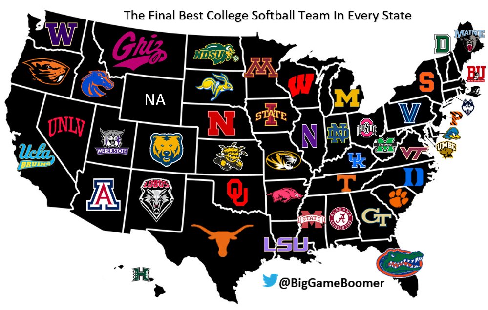 The Final Best College Softball Team In Every State