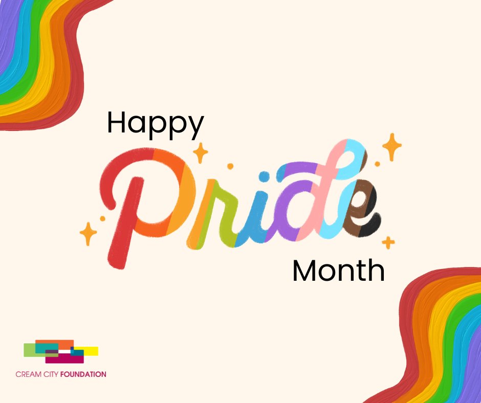 Happy #PrideMonth from all of us at <a href="/CCFMKE/">CreamCityFoundation</a>! Although we celebrate hard this month, don't forget to celebrate yourself EVERY month! #LGBT #LGBTQ
