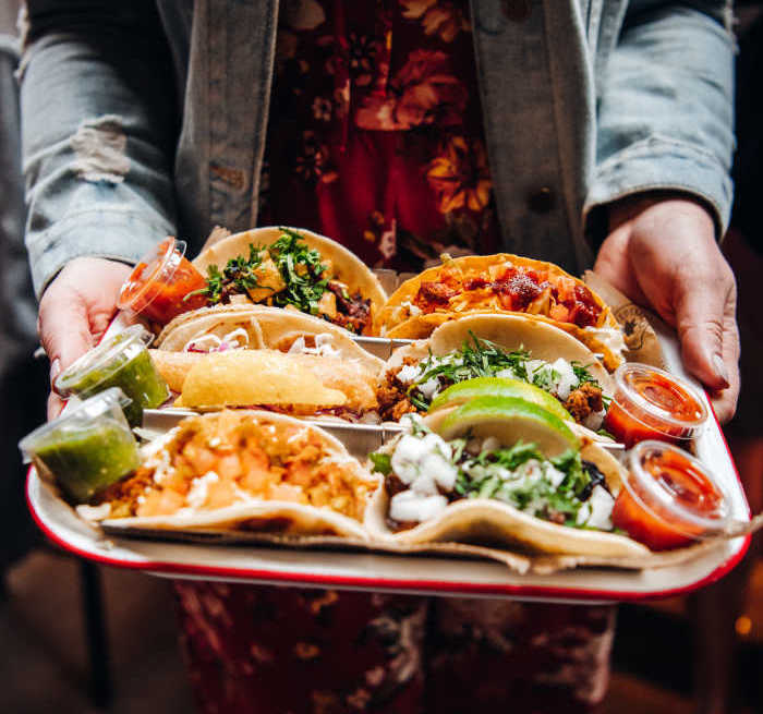 You, taco platter, are a sight for sore eyes. 😍🌮🌮