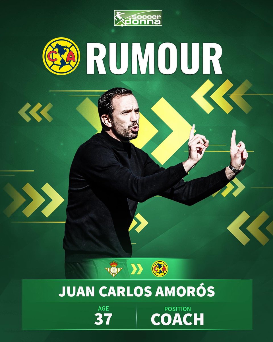 soccerdonna's tweet photo. Two coaches from the Primera Iberdrola have sparked interest by Mexican clubs, Club America and Tigres UNAL! 🇲🇽
Will both of them join the Liga MX Femenil? 😯
#ligamx #clubamerica #tigres #juanamoros #davidaznar https://t.co/9WG6oTolVI