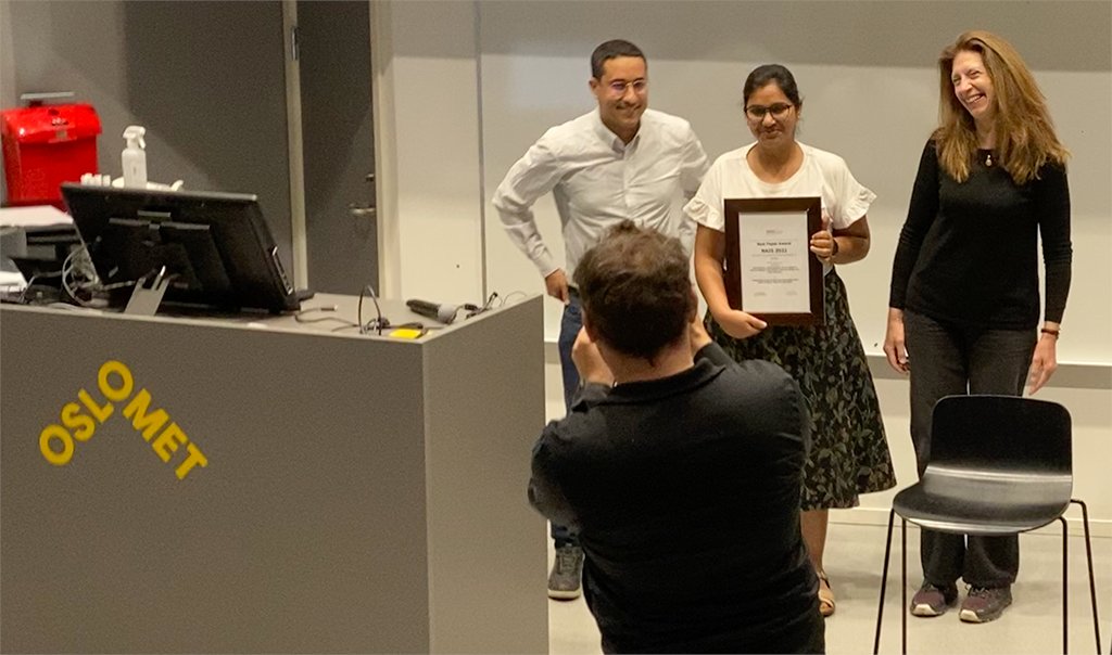 nais_ai's tweet photo. Congratulations to Akriti Sharma and her co-authors for winning the best paper award at the 2022 NAIS Symposium for their work "Detecting human embryo cleavage stages using YOLO v5 object detection algorithm". https://t.co/zW7AijeVPn