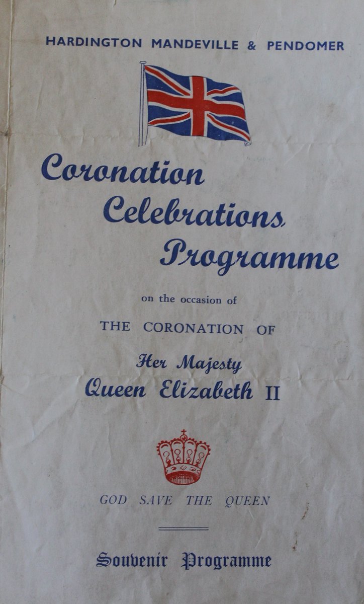 SoSom_heritage's tweet photo. A search of our Coronation and Jubilee documents revealed the following. Any memories or thoughts appreciated. Interesting to see the mention of television sets! Courtesy of South Somerset Heritage Collection. https://t.co/sjtPJgtLge