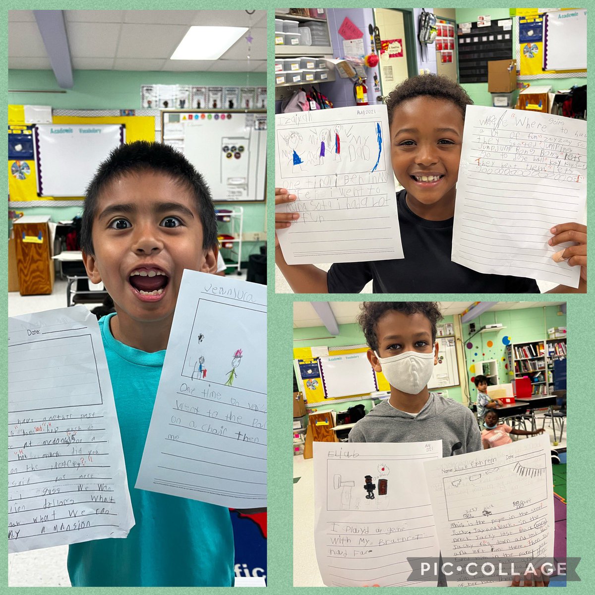 MrsHCampbell16's tweet image. August 2021 ⏭ June 2022 #WritingSamples #SuperSecondGrade #SeeTheStudent220 #StudentGrowthCelebration #TheseProudSmiles #Spelling #Grammar #Punctuation #AndEspeciallyHandwriting @SunnyHill220