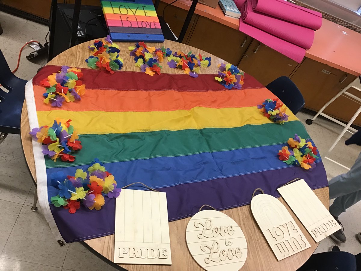 Surprised our students with PRIDE! Happy Pride month! #WeLikeUs @TheElmsJMS #TDSB #Pride #LoveisLove #2SLGBTQ+ #WeSayGay #Supportingourstudents #gayeveryday