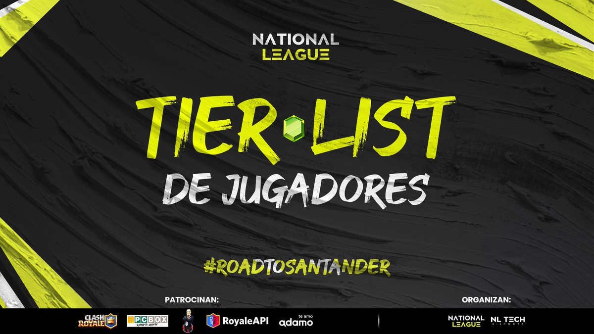 #ClashRoyale | Ya conoces los 96 jugadores que competirán en la 12ª edición de la <a href="/Nationaleague/">NationalLeagueES</a>

¿Qué opinas? Comparte tu tier list con nosotros 😬

📝 Enlace tier list:
 jbooruiz.es/TierlistNL12J

#RoadToSantander