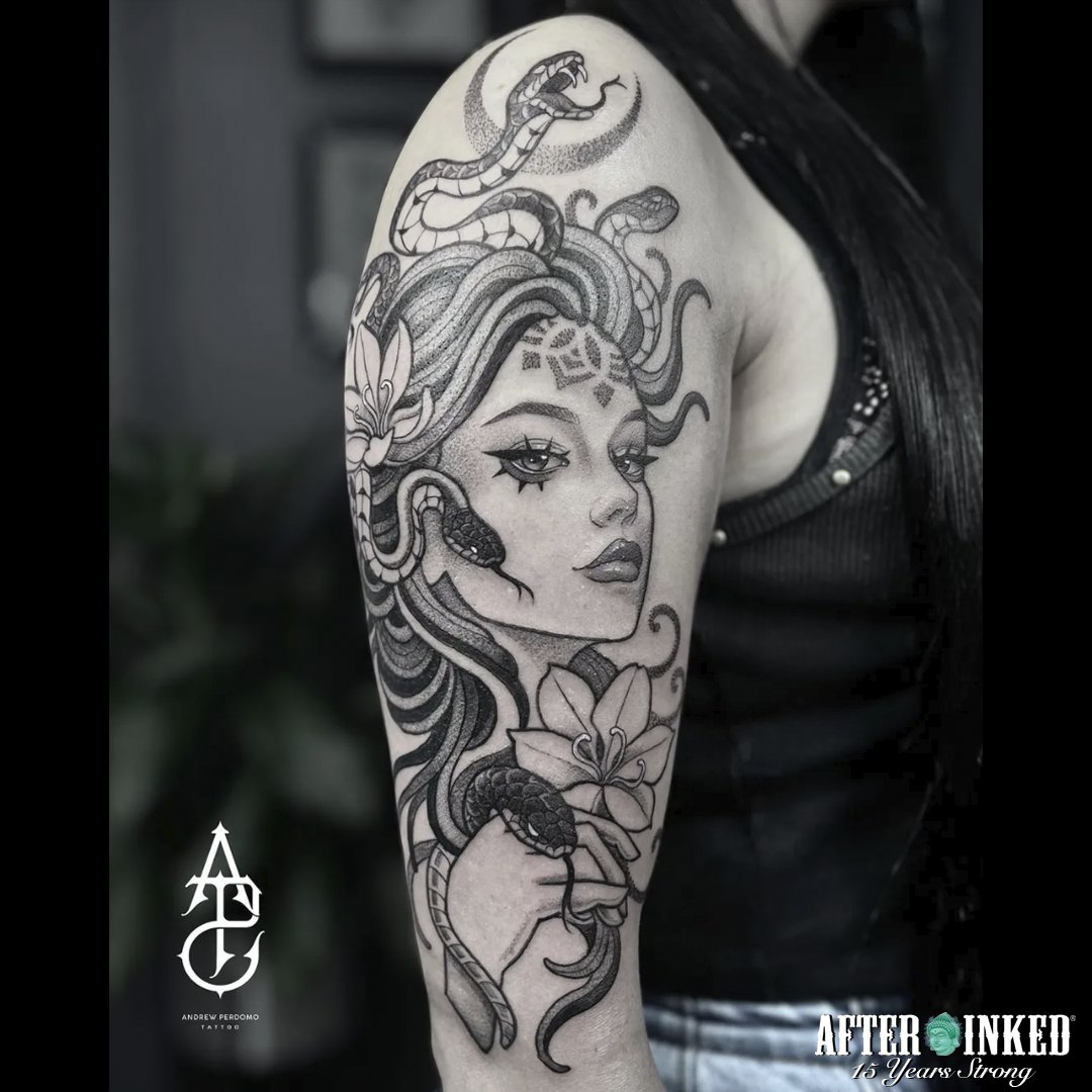 80 Elegant Medusa Tattoos On Shoulder  Tattoo Designs  TattoosBagcom