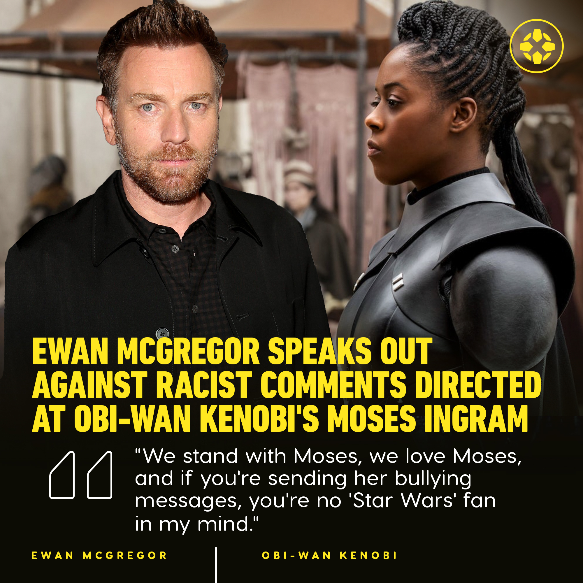 Star Wars' Stands by Casting Moses Ingram Amid Racist Remarks