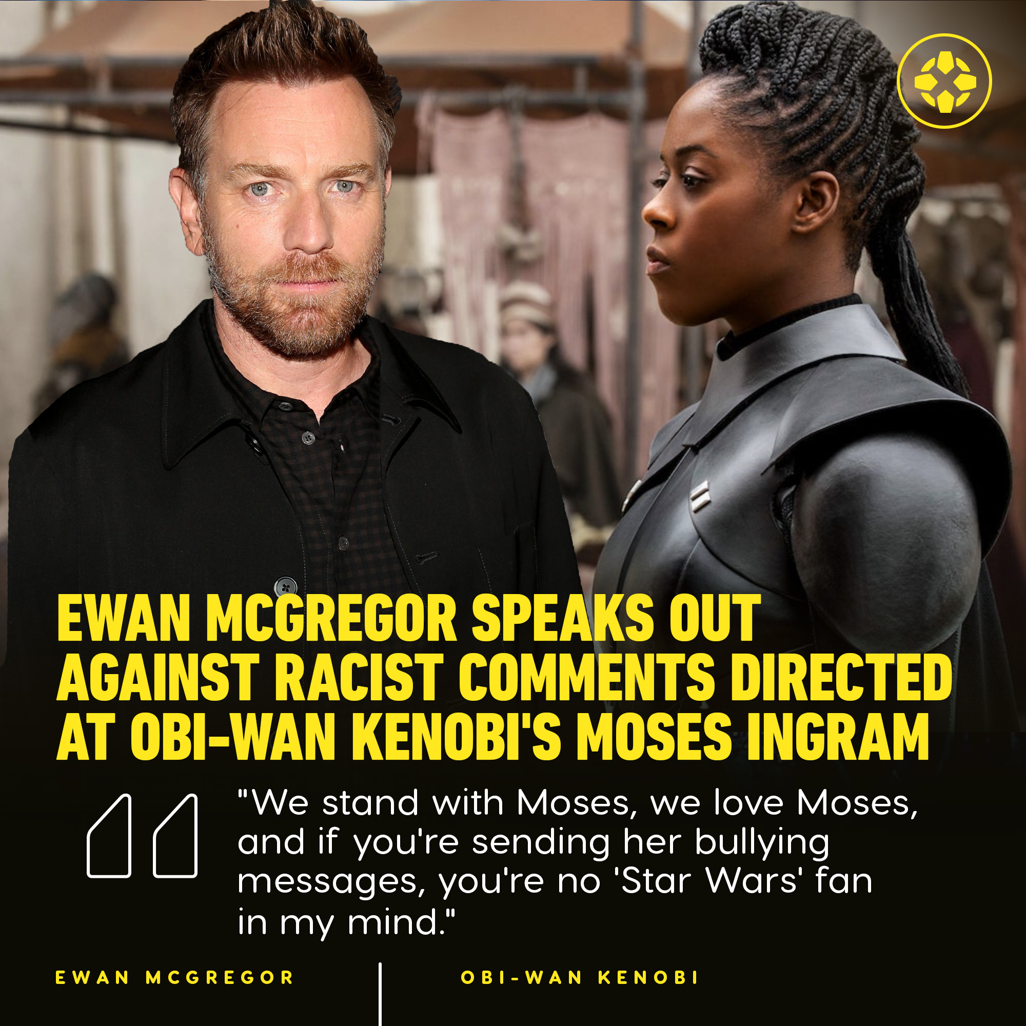 Moses Ingram Shares Racist Messages From Star Wars Haters