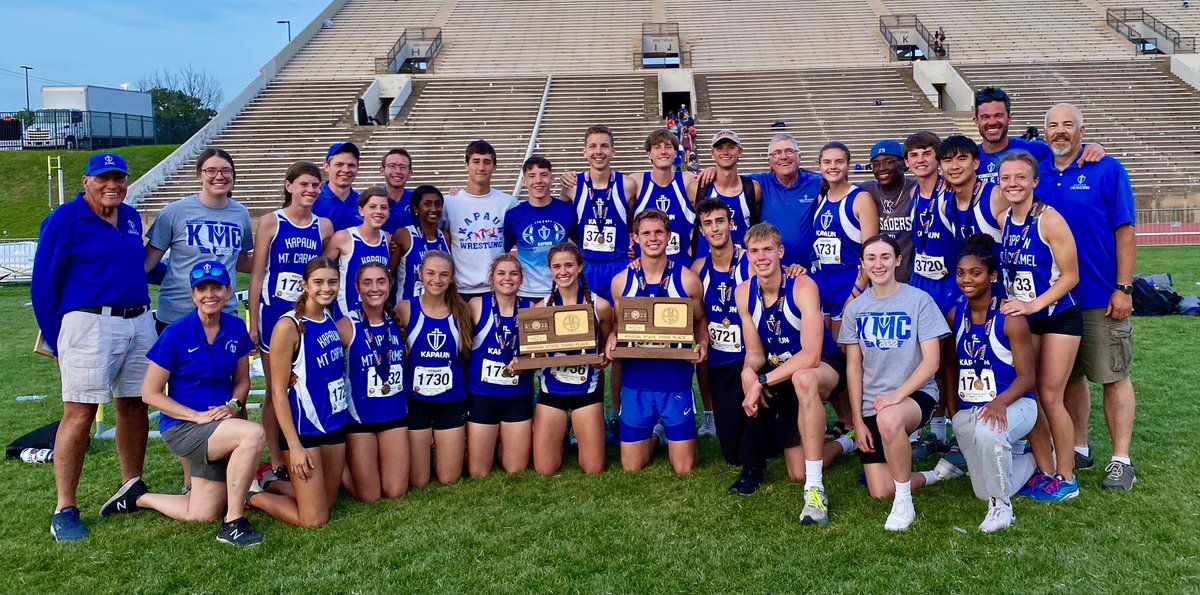 Congratulations to the boys and girls track and field teams for taking third place at state.  Congratulations to our state champions: Luke Brock (1600), Will Doolittle (shot put), Sophia Gimino (javelin), and Lillian Harris (100 &amp; 200). Go Crusaders!