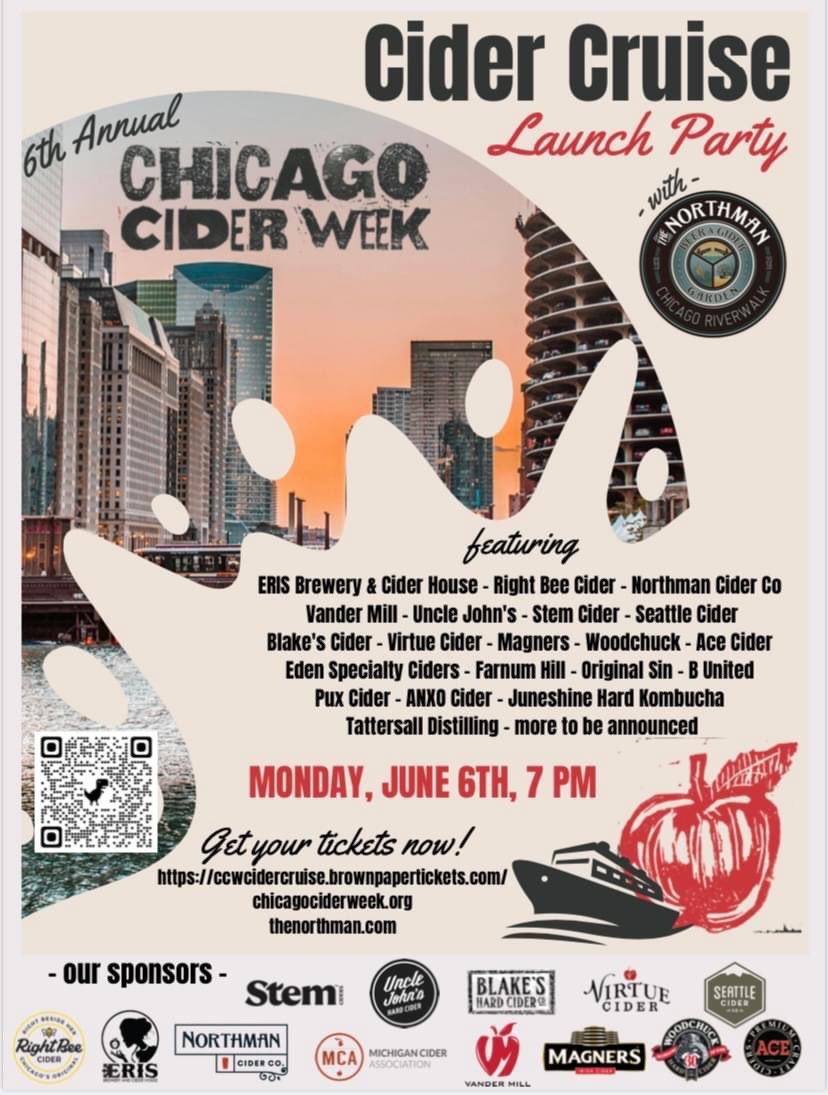 TheNorthmanRiverwalk (@the_riverwalk) on Twitter photo 2 days to go to grab ur <a href="/ciderweekchi/">Chicago Ciderweek</a> Cruise tix! Tix sales close at noon this Fri, 6/3! Grab ‘em while u can 🛳🍺🍎🥳
Purchase yours now >> ccwcidercruise.bpt.me
#ChicagoEvents #CiderCruise #CiderLove #ChicagoCiderWeek #thenorthmanriverwalk #chicagoriverwalk #cruisechicago 2 days to go to grab ur <a href="/ciderweekchi/">Chicago Ciderweek</a> Cruise tix! Tix sales close at noon this Fri, 6/3! Grab ‘em while u can 🛳🍺🍎🥳
Purchase yours now >> ccwcidercruise.bpt.me
#ChicagoEvents #CiderCruise #CiderLove #ChicagoCiderWeek #thenorthmanriverwalk #chicagoriverwalk #cruisechicago