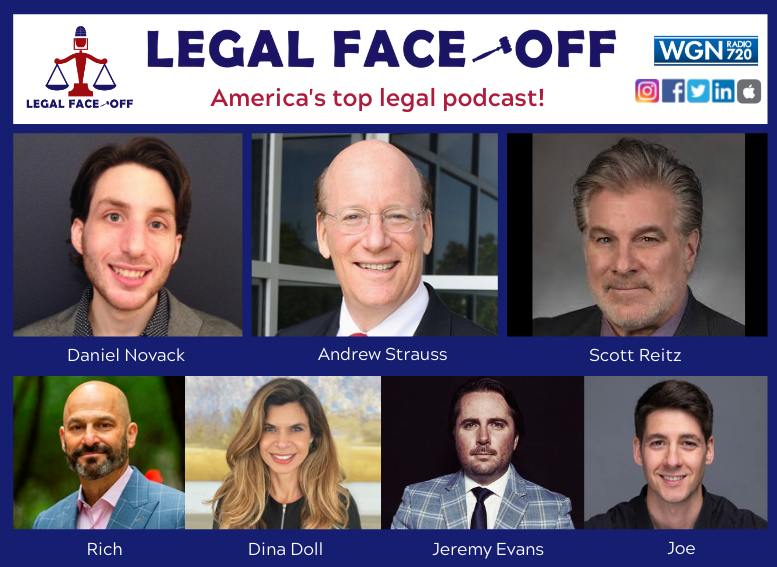 WGNLegalFaceOff's tweet photo. NEW EPISODE ALERT! https://t.co/Fuq2CAK6tB

Thank you to all our special guests: @DanNovack, @univofdayton School of Law Dean Andrew Strauss, Scott Reitz, @askDinaDoll1 &amp; @JeremyMEvansESQ. 

#legalnews #breakingnews #DeppvHeard #massshooting #LSAT #guncontrol #gunlaws @WGNRadio https://t.co/Djch8BOz1C
