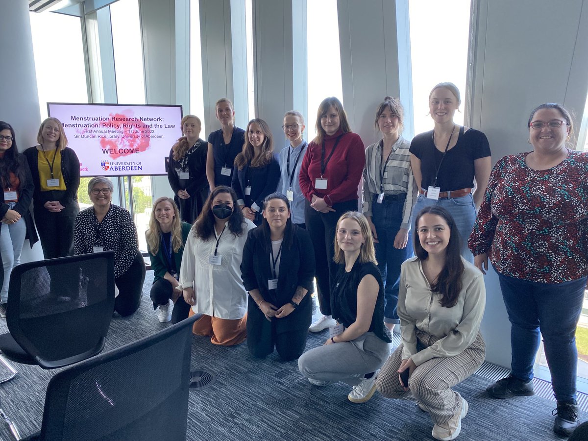 Thank you ⁦<a href="/menstruationRN/">Menstruation Research Network</a>⁩ ⁦@CRostvik⁩ ⁦<a href="/aberdeenuni/">University of Aberdeen</a>⁩ for hosting the Menstruation Research Conference.