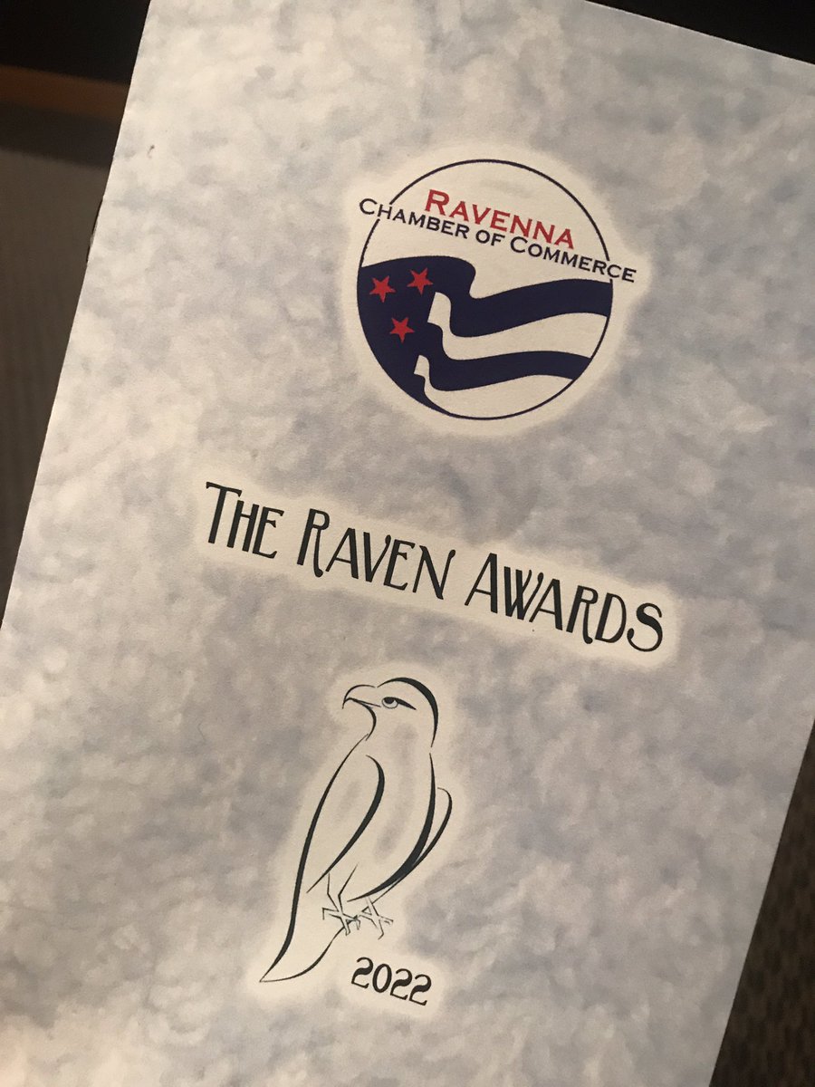 Who knew that all that “chamber door” stuff Edgar Allan Poe wrote about was really referring to the chamber of commerce. #awardsseason #winning #theraven