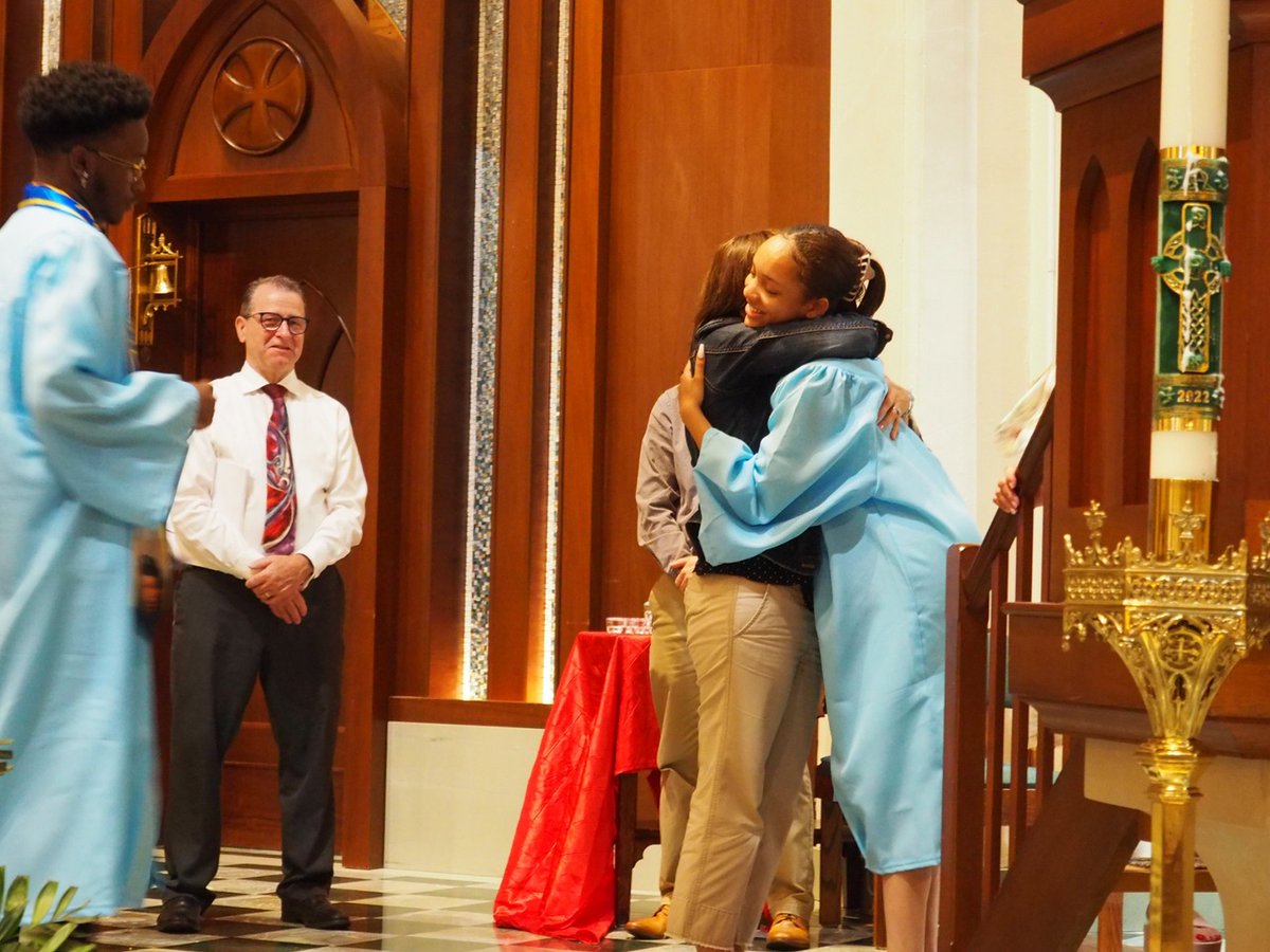 Congratulations to the seniors at <a href="/KolbeCougars/">Kolbe Cathedral HS</a> who celebrated their Baccalaureate Mass with <a href="/BishopCaggiano/">Bishop Frank Caggiano</a> earlier this week! <a href="/CathSchoolsDOB/">Catholic Schools BPT</a>