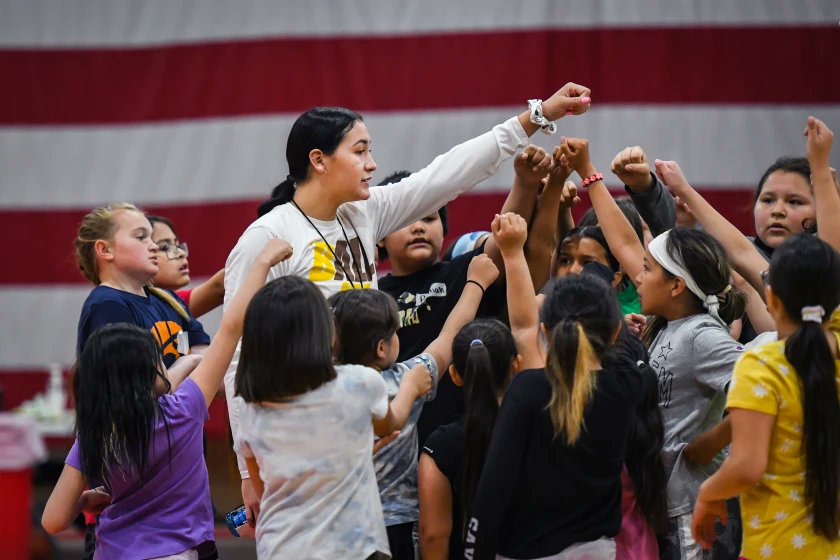 When Grace White was in high school, she found stardom on the basketball court. But more than that, she found an outlet. Now she's giving back in Red Lake because "basketball saved my life." (📸: <a href="/madelynhaasken/">madelyn</a>)

🏀: bit.ly/3NcoAtM