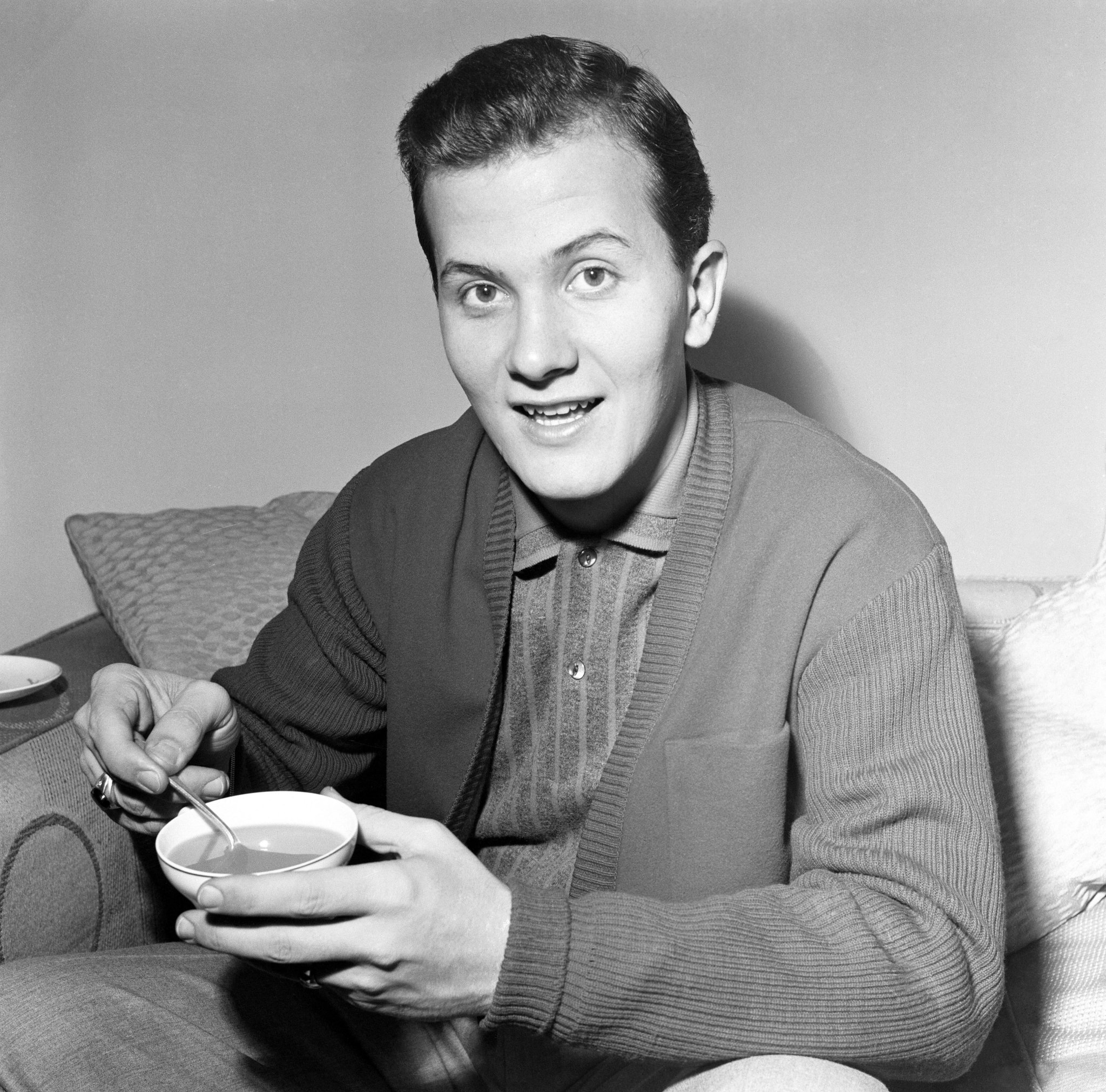 Happy 88th birthday to the great Pat Boone.  Here is is, aged 22. 