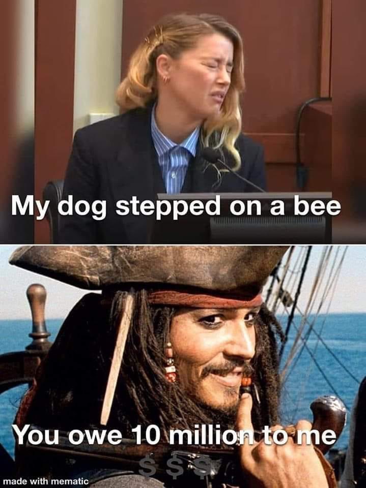 The best one yet! #JusticeForJohnny #HeWon #TruthWins #JohnnyDeppVsAmberHeardTrial