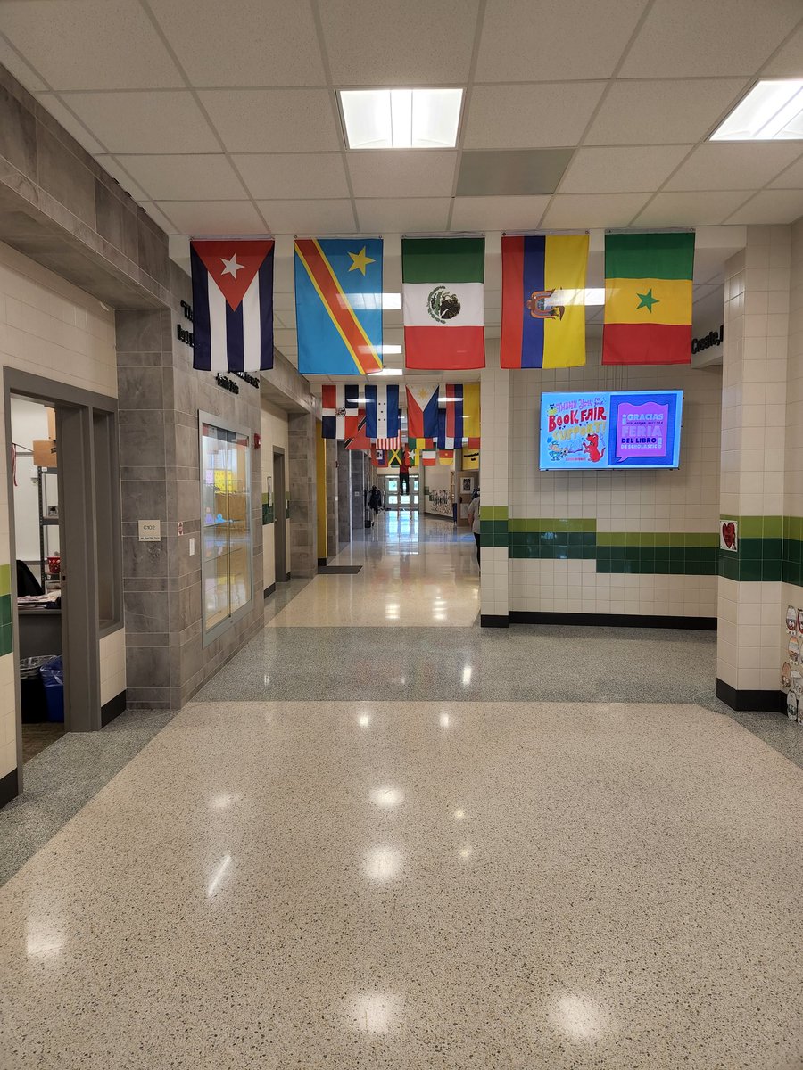 BRES represents diversity. Flags from our students' many home countries sparked many prideful students, calling out where they are from throughout the day. #oneteam #OneFamily #ourfamily