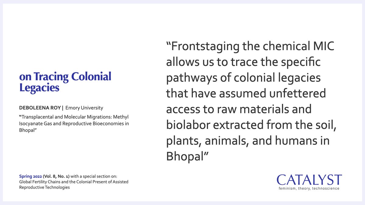 Catalyst: Feminism, Theory, Technoscience tweet media