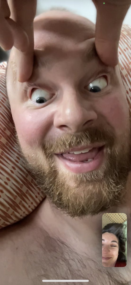 FrenchieO_Nasty's tweet photo. FaceTime with my boyfriend is never boring lol https://t.co/wwtFR4pFho