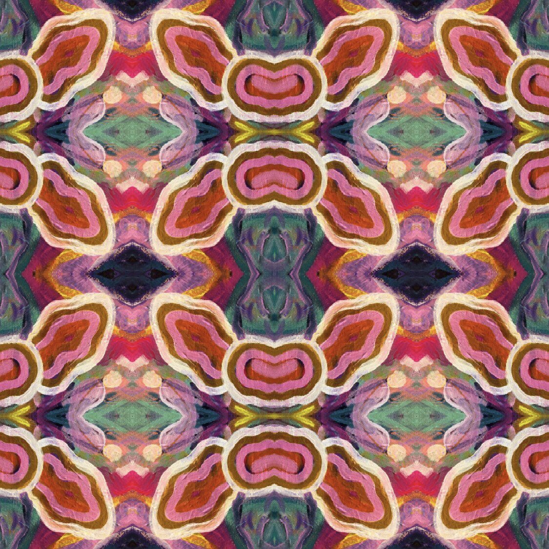 GM! Patternplay first up today 🪸 #painting #to #pattern #bracket #fungi #analogue #to #digital #art
