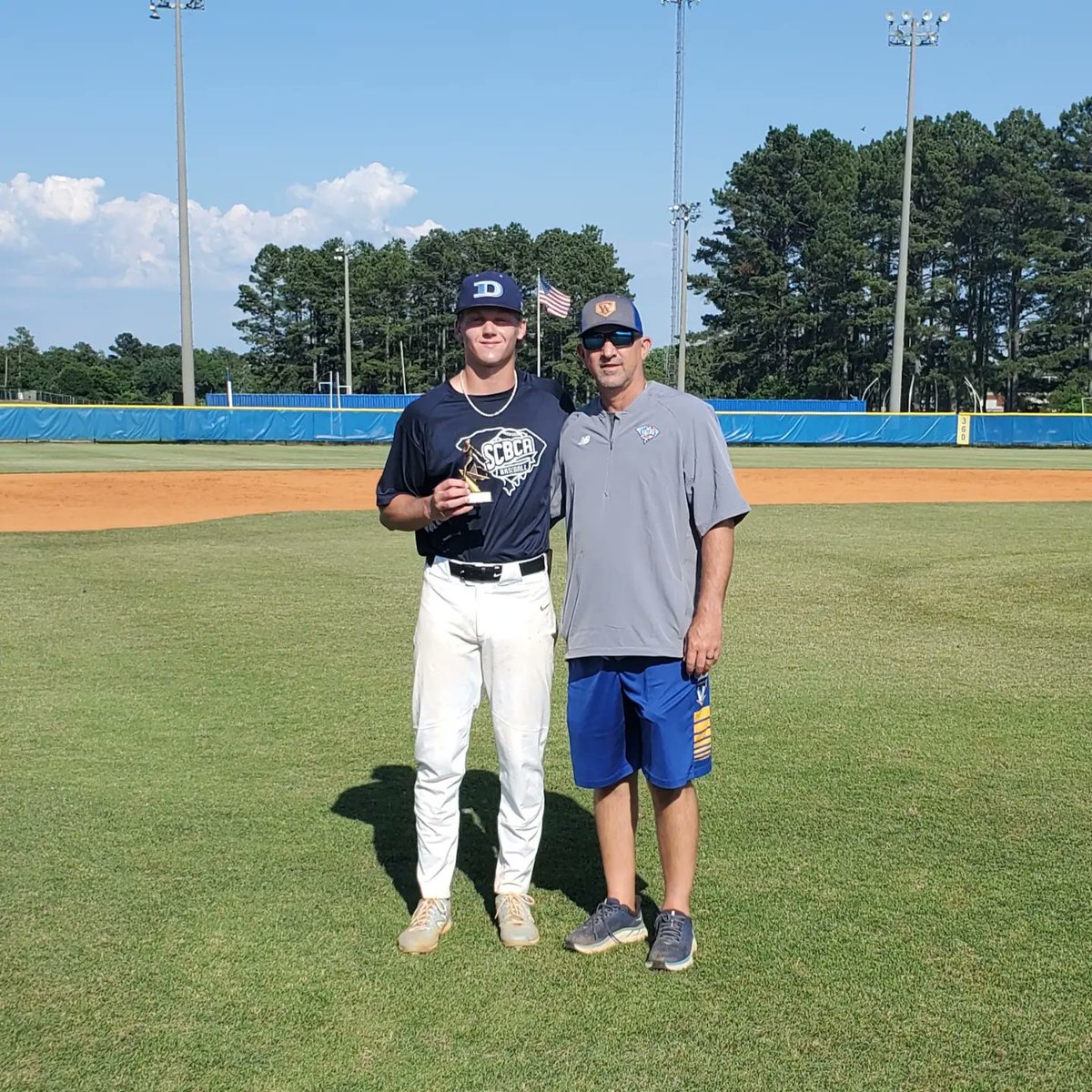 Congrats to Adams Faucett and Braeden Harrison in finishing their HS careers at the Select All-Star game!  Thanks for representing Dorman Baseball with class! Congrats to Braeden on being named North MVP! He went 3-3 with a 2b, HR, 4 rbi's and winning pitcher!