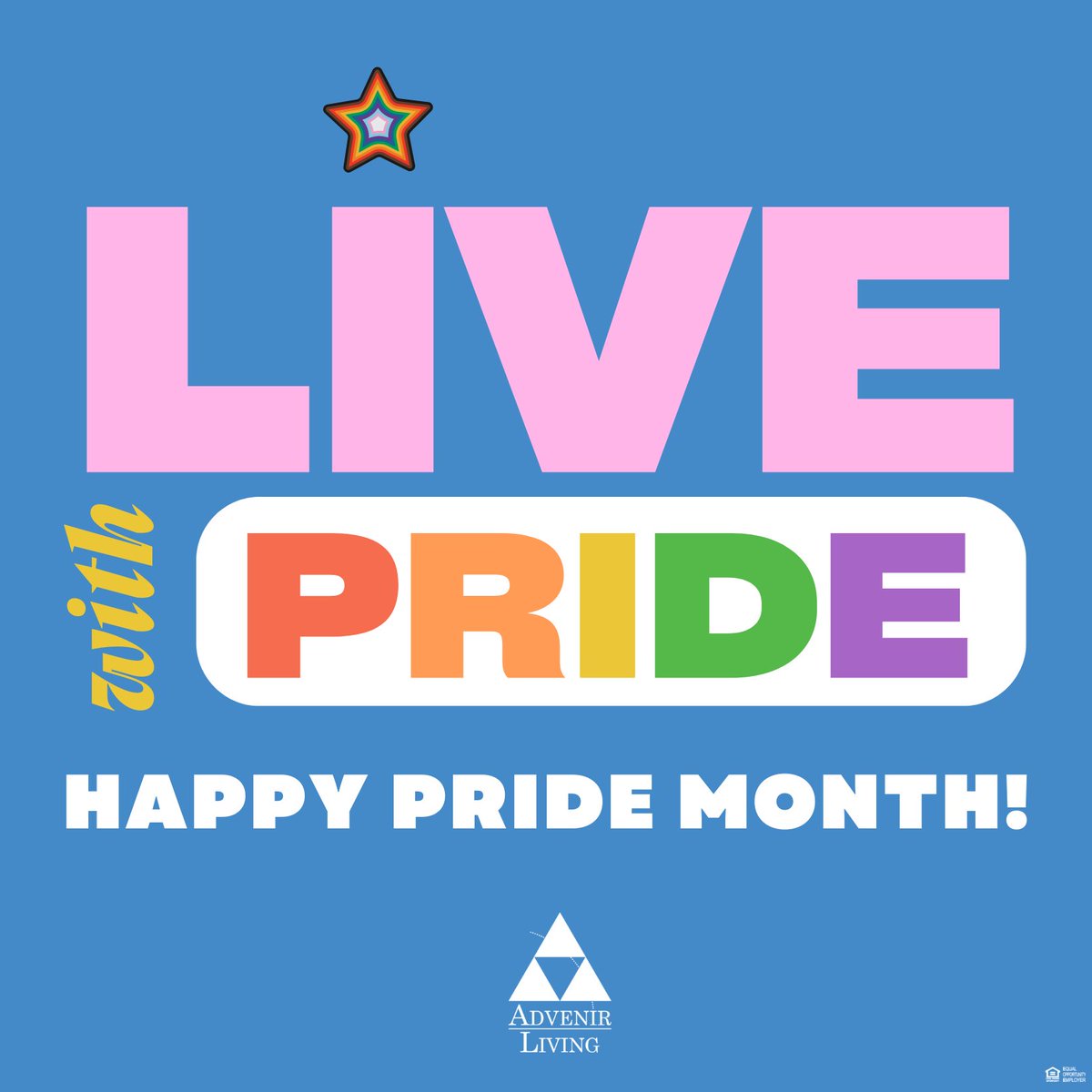HAPPY PRIDE MONTH! 🌈 We pride ourselves on being a diverse and inclusive organization. Be who you want to be. Love who you want to love. #pride #pridemonth2022