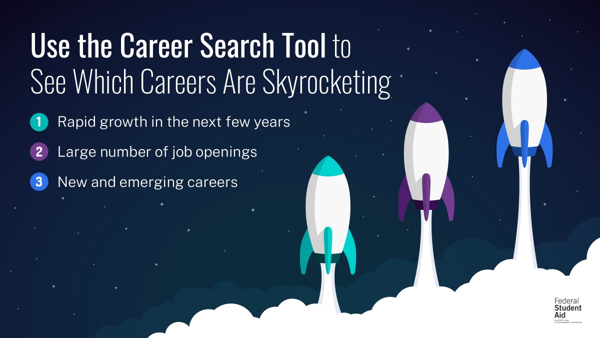 Wondering which career paths are growing the fastest? 

Head to the Career Search tool to see what's taking off! go.usa.gov/xJgyN