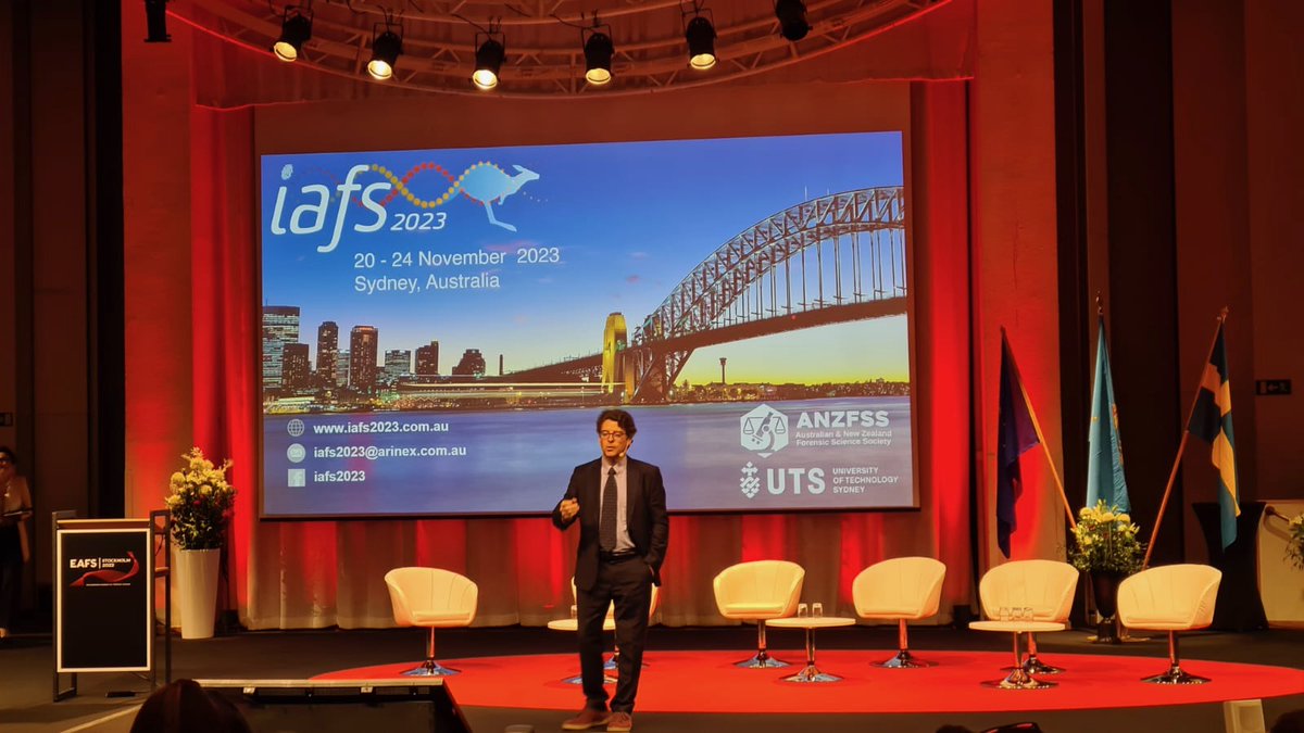IAFS2026's tweet image. A fantastic plenary presentation at #eafs2022 by Prof. Eoghan Casey, promoting #iafs2023!