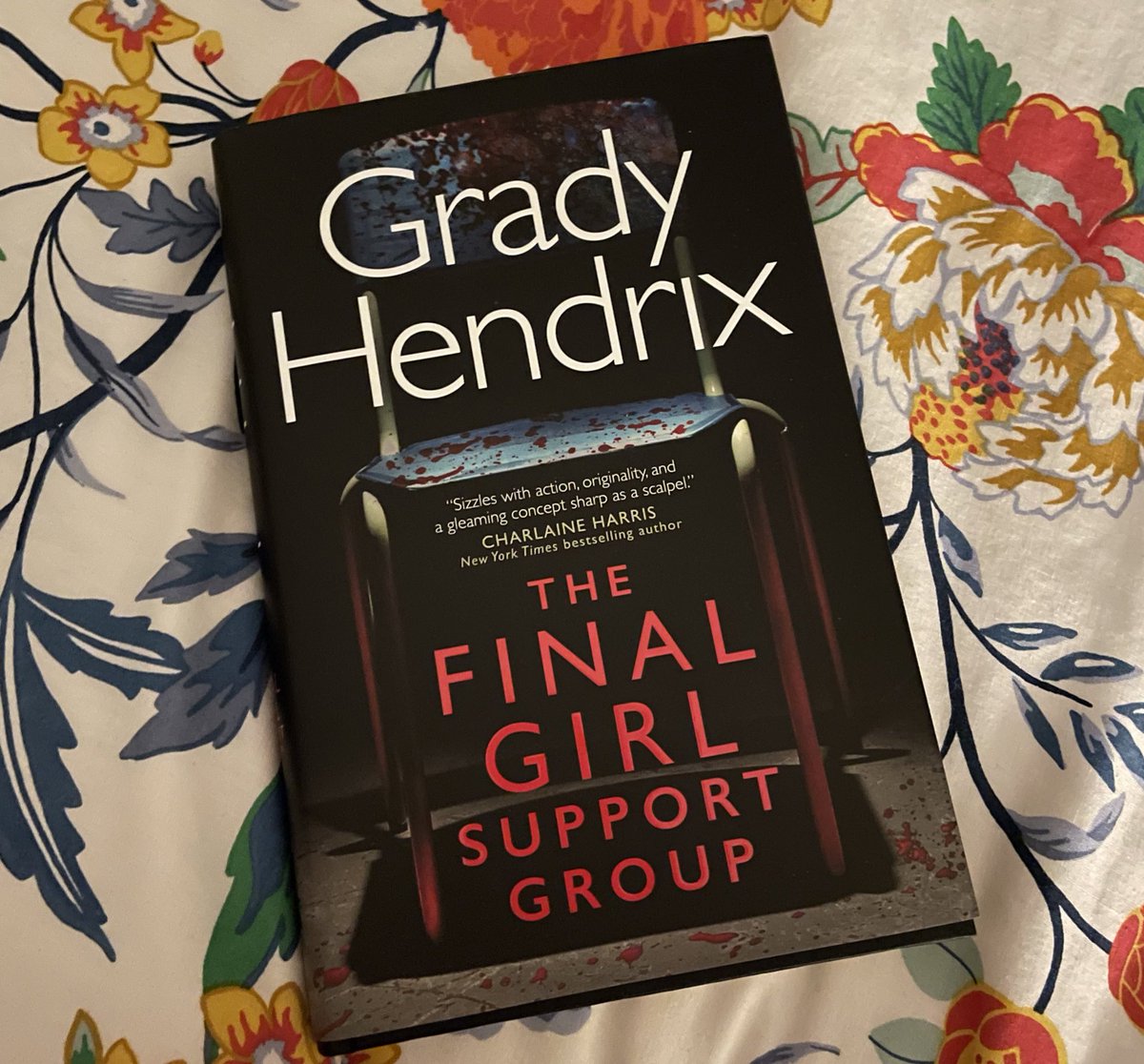 aurora_ffloyd's tweet photo. Amazing witty and informative book talk/survival guide from @grady_hendrix tonight at @WaterstonesCamb. Our book club is now officially The Nameless Book Club. Please go buy #TheFinalGirlSupportGroup Grady is a true connoisseur of horror. #horror #BookTwitter https://t.co/34ycXS5A4T