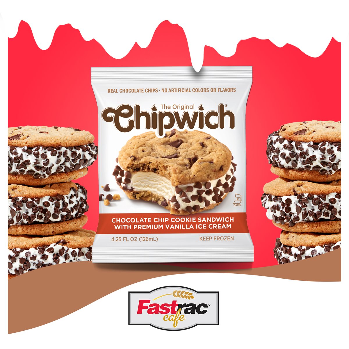 Theorigchipwich's tweet photo. Grab one for the road! Now available at your favorite Cumberland Farms and Fastrac Cafes.
@CumberlandFarms @FastracCafe
#Chipwich #TheOriginalChipwich #IceCreamCookieSandwich #FrozenTreat #Cookies #IceCream #CumberlandFarms #Fasttrac #Cumbys #RoadSnacks #FasttracCafe https://t.co/A0iumYT2Su