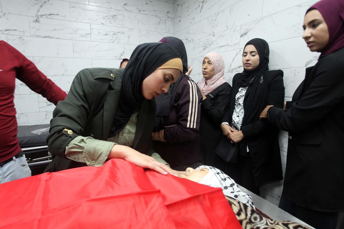 OnlinePalEng's tweet photo. Palestinian woman Ghufran Warasna, 31 years old, shot dead by Israeli forces in occupied West Bank.

Details:
https://t.co/VDx6XylBmy https://t.co/zuNTewkQFA