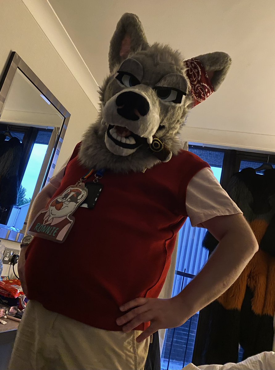RoyceWolverine's tweet photo. Oh, dadger is now a cigar smokin biker wolf daddy with a thick boston accentโฆ ๐ณ
I think @PawsonRonnie rocks Slate perfectly~
Huge thanks to him for taking most (if not all) most of my con photos!! โฅ๏ธ
#CFz22 / #confuzzled22 / #CFz2022 https://t.co/O1SOO49jUd