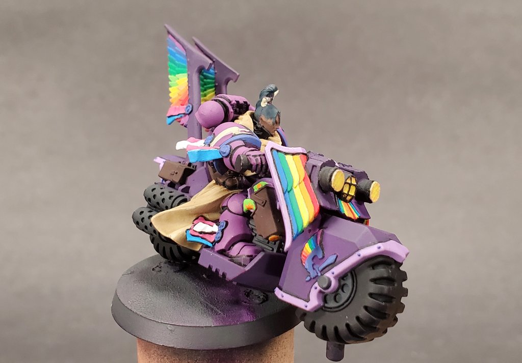 Progress!
#fabulousmarines #fabulousmarines2022 #40k #warhammer #pride