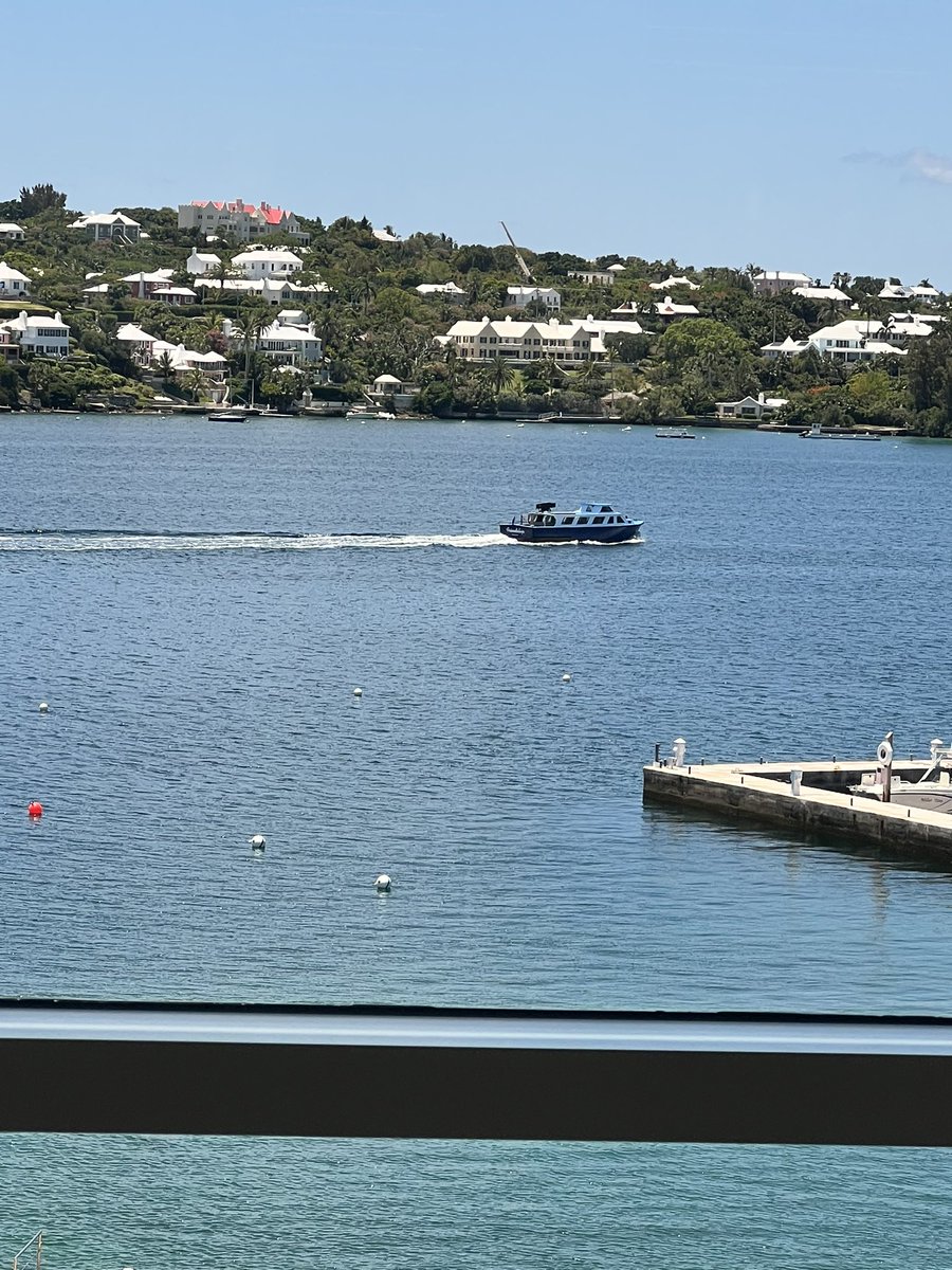 PuddasMaDee's tweet photo. June 1st office vibes. #standingdeskview #hamiltonharbor #ferry #blueskies https://t.co/Ce2IQKMFsD