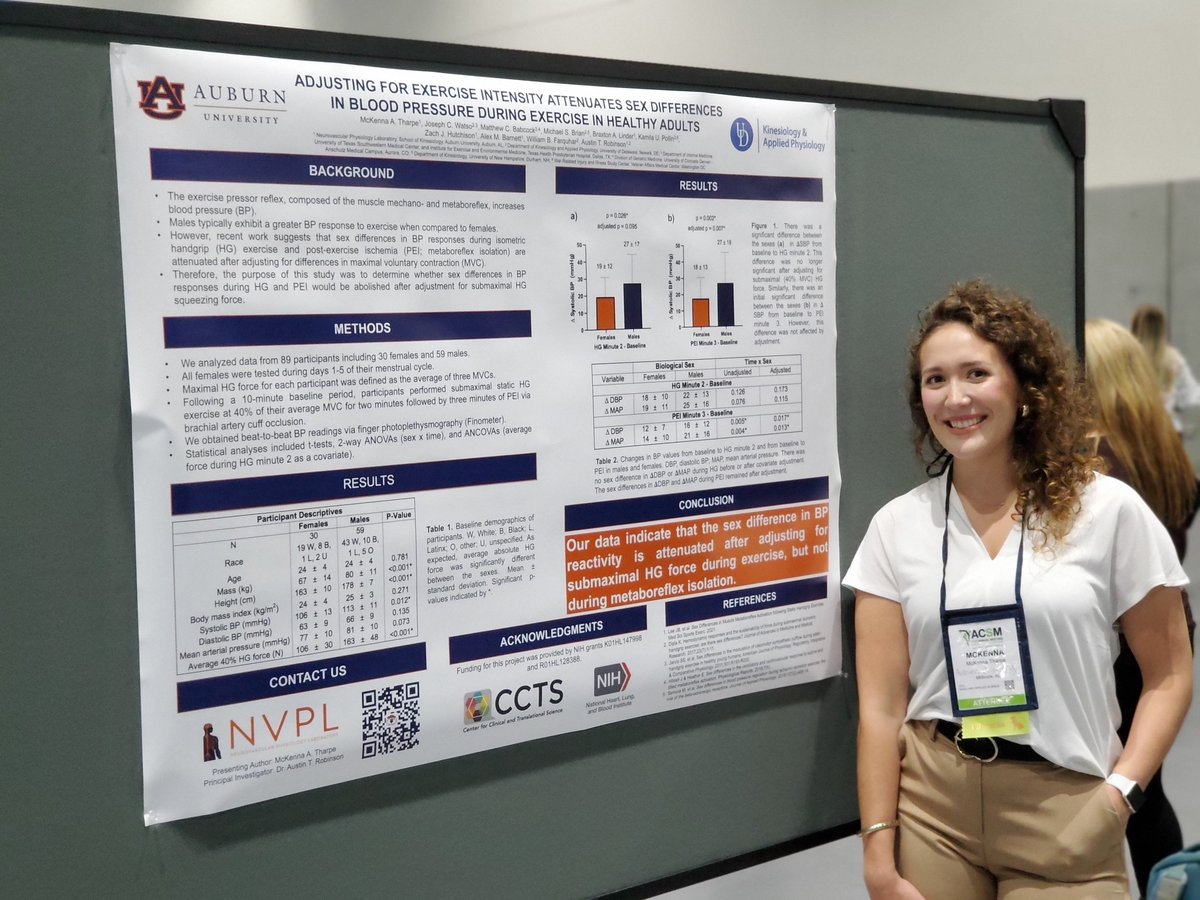 Austin Robinson (@ausrob_phd) on Twitter photo <a href="/CulverMeral/">Meral Culver</a> and McKenna (not on Twitter, soon to be in @twbuford's
lab) did a great job presenting their data at #ACSM2022 #ACSM22 in the cardiovascular poster session today! <a href="/CulverMeral/">Meral Culver</a> and McKenna (not on Twitter, soon to be in @twbuford's
lab) did a great job presenting their data at #ACSM2022 #ACSM22 in the cardiovascular poster session today!