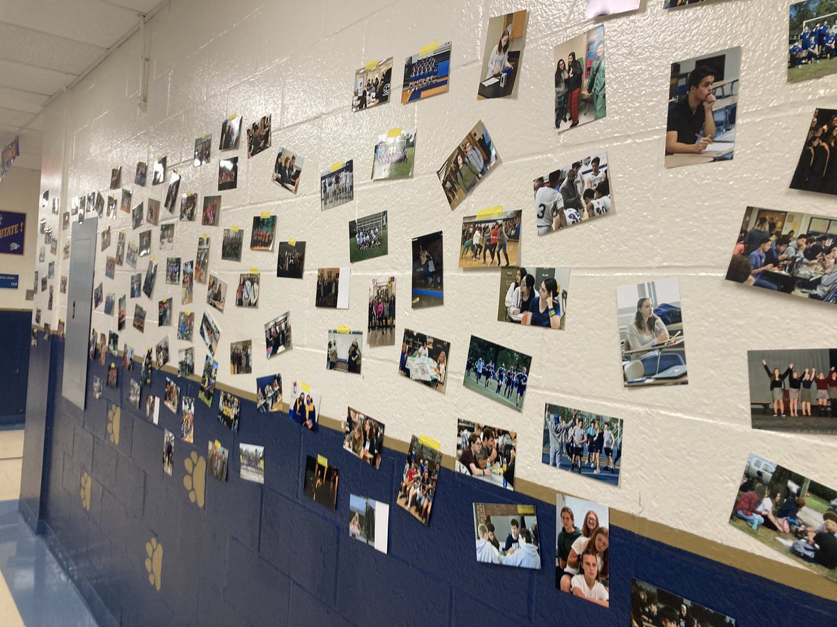Check out the hallway by the senior lockers for over 500 photos of the <a href="/Colls_HS/">Collingswood High School</a> class of 2022, going back to preschool! Thanks to everyone who contributed pictures! #collsedu