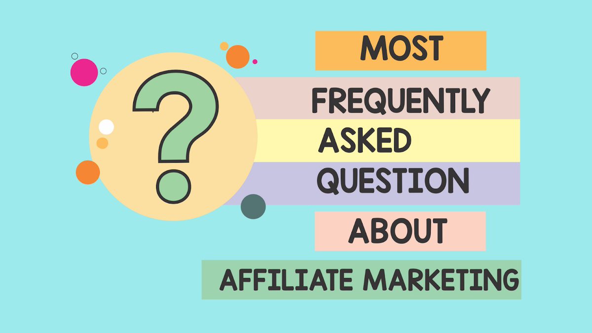 Most Frequently Asked Questions About Affiliate Marketing dlvr.it/SRSYGf