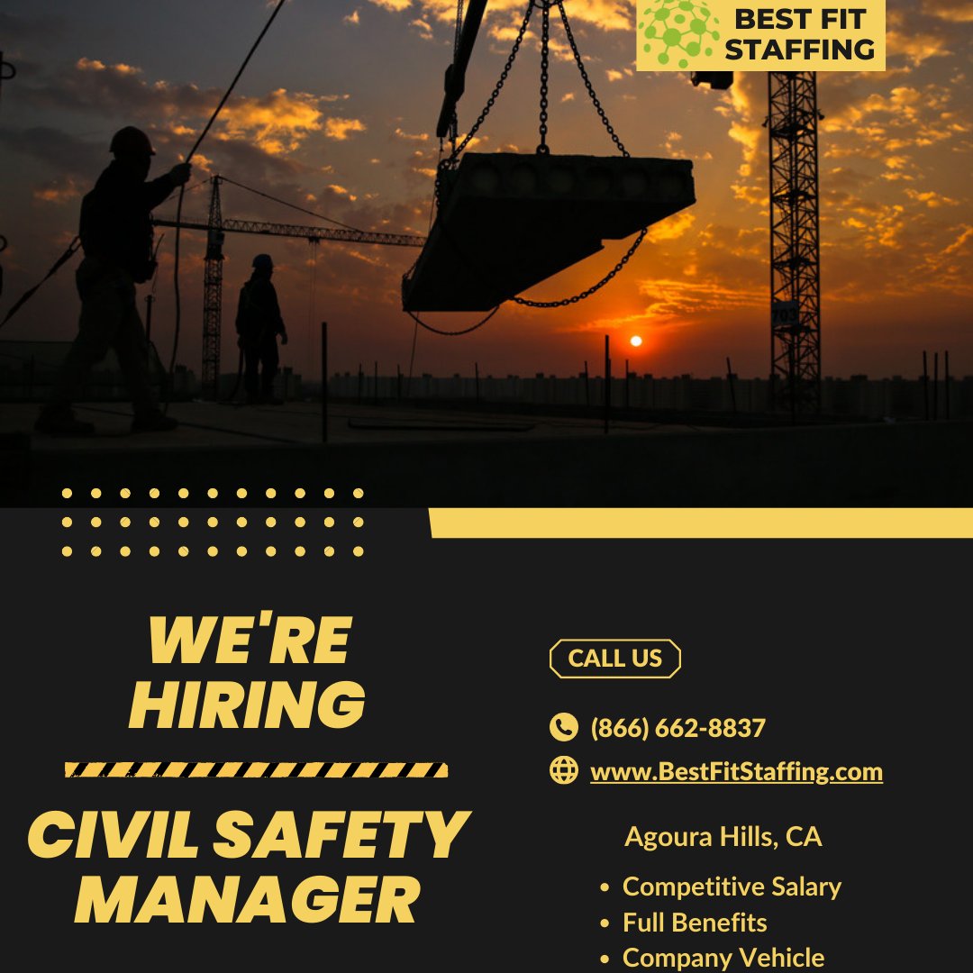 BestFitStaffing.com
#WeAreHiring #ConstructionJobs #Hiring