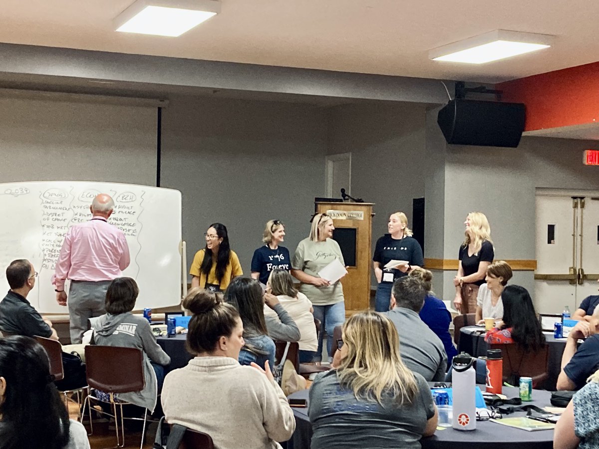 D6leadership's tweet photo. Day 3: We learned from the past. And now today, Dr. Jeff McCausland, Dr. Brad Johnson, and John Schaus are expanding our views to include leadership lessons of the present and the future. #D62022 #leadership #mentoring #sevenrevolutions @WVUSD_Tweet @CSIS @mccauslj @schausdc https://t.co/Fwk6K8nCrQ