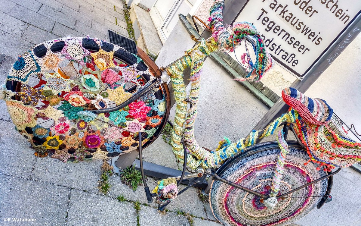 マリメッコの自転車 世界自転車デー ということで🇩🇪で見かけた自転車の写真を🚲 どう見て