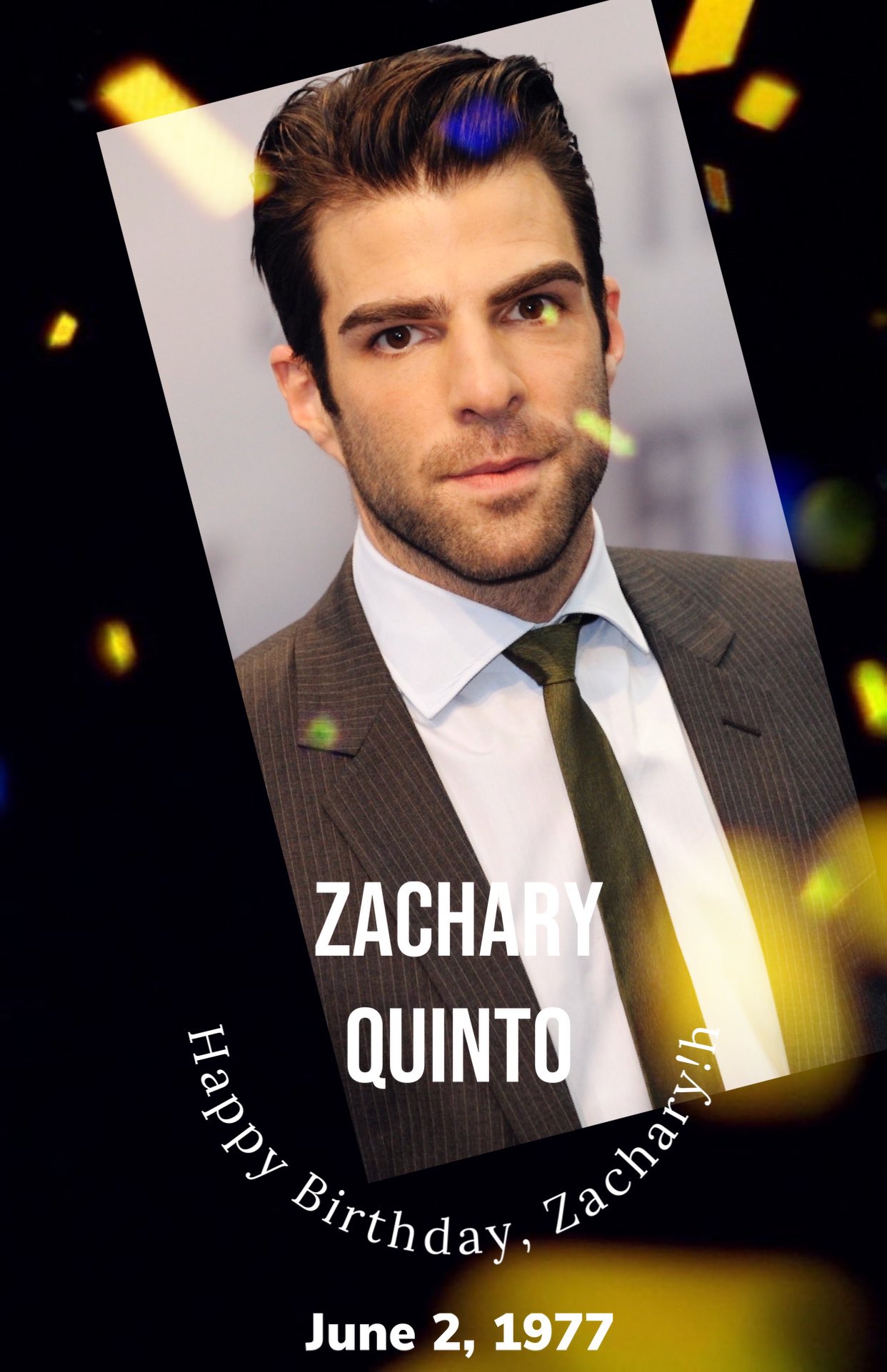 Happy Birthday, Zachary Quinto! 6/2   