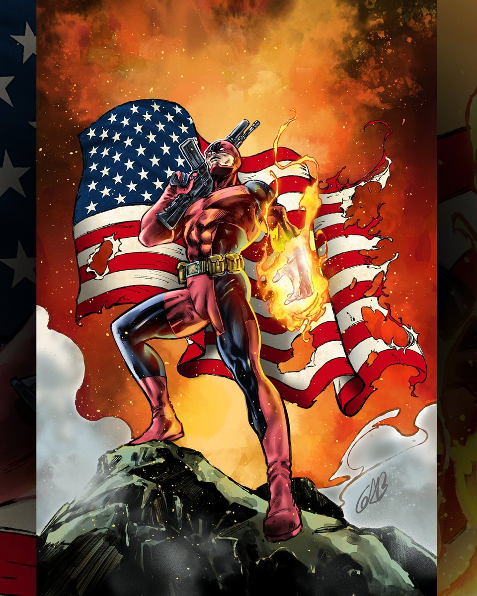 TheGabserra's tweet photo. Cover for Boodfire, next @moon_comics  title.
Thanks to @Keithrommel  and Joe Z  for giving me the chance to create this amazing cover.
Bloodfire character created by Joe Z.

#comic #comiccover #comicbook #bloodfire https://t.co/RAV6b1hgBn