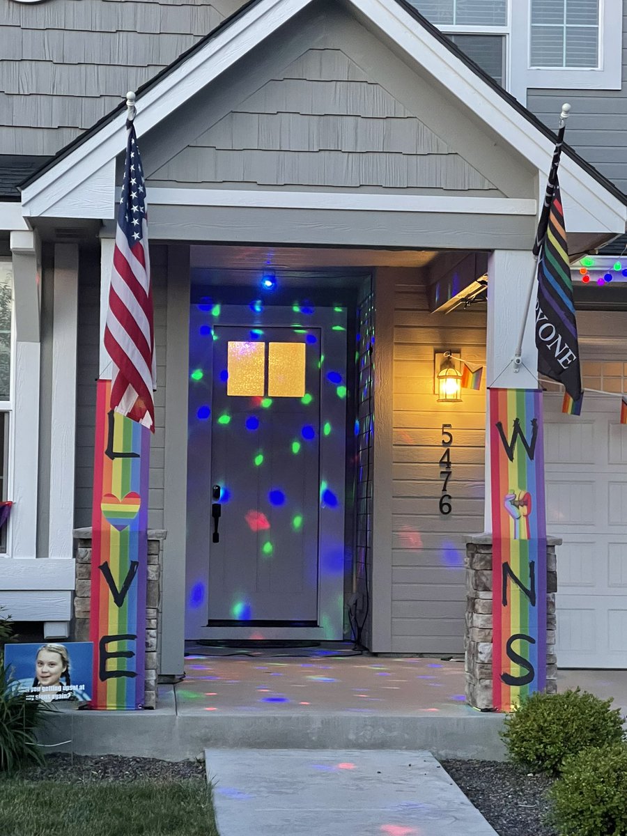 SerineKat's tweet photo. Happy Pride Month Century Farm HOA… also big ass rainbow arrives Friday. #PrideMonth #hoanightmare #loveislove https://t.co/SvhlnVimZU