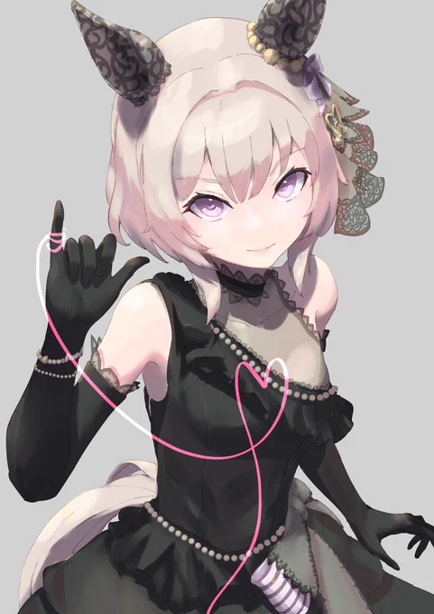 カレンチャンの赤い糸はいいね❤️ボタンに繋がってるので、小指で押してください!
RTフォローもしていただけると嬉しいです。
#カレンチャン #ウマ娘イラスト
#ウマ娘プリティーダービー  #ウマ娘 